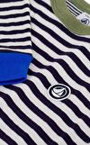 Resim Uzun Kollu Çizgili Pamuklu Çocuk T-shirt