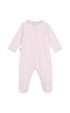 Resim Pembe Desen Detaylı Pamuk Bebek Tulumu