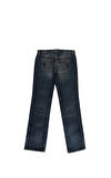 Resim Mavi Orta Belli Denim Kot Pantolon