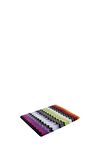 Resim Giacomo T59 - Turuncu Zigzag Desenli Banyo Havlusu 70 x 115 cm
