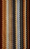 Resim Giacomo 160 - Siyah Çok Renkli Zigzag Desenli Banyo Havlusu 70 x 115 cm