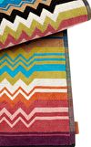 Resim Giacomo 100 - Çok Renkli Zigzag Desenli Banyo Halısı 60 x 90 cm