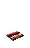 Resim Giacomo 100 - Çok Renkli Zigzag Desenli Banyo Havlusu 70 x 115 cm