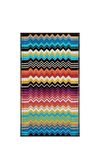 Resim Giacomo 100 - Çok Renkli Zigzag Desenli Banyo Havlusu 70 x 115 cm